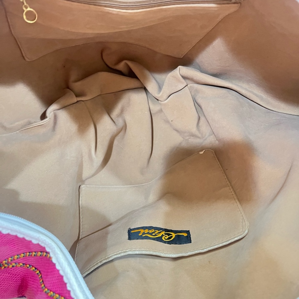 Colorful‎ Patchwork Extra Large Shoulder Sling Le… - image 15